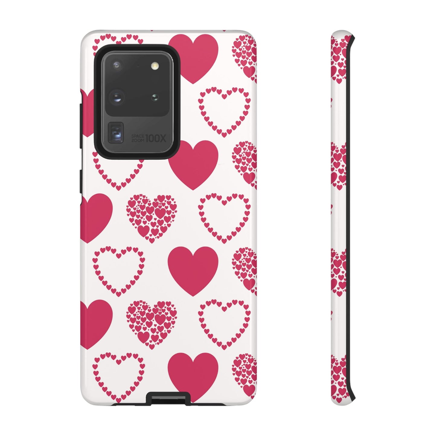 Clustered Pink Hearts Samsung Galaxy Case - BOGO Cases