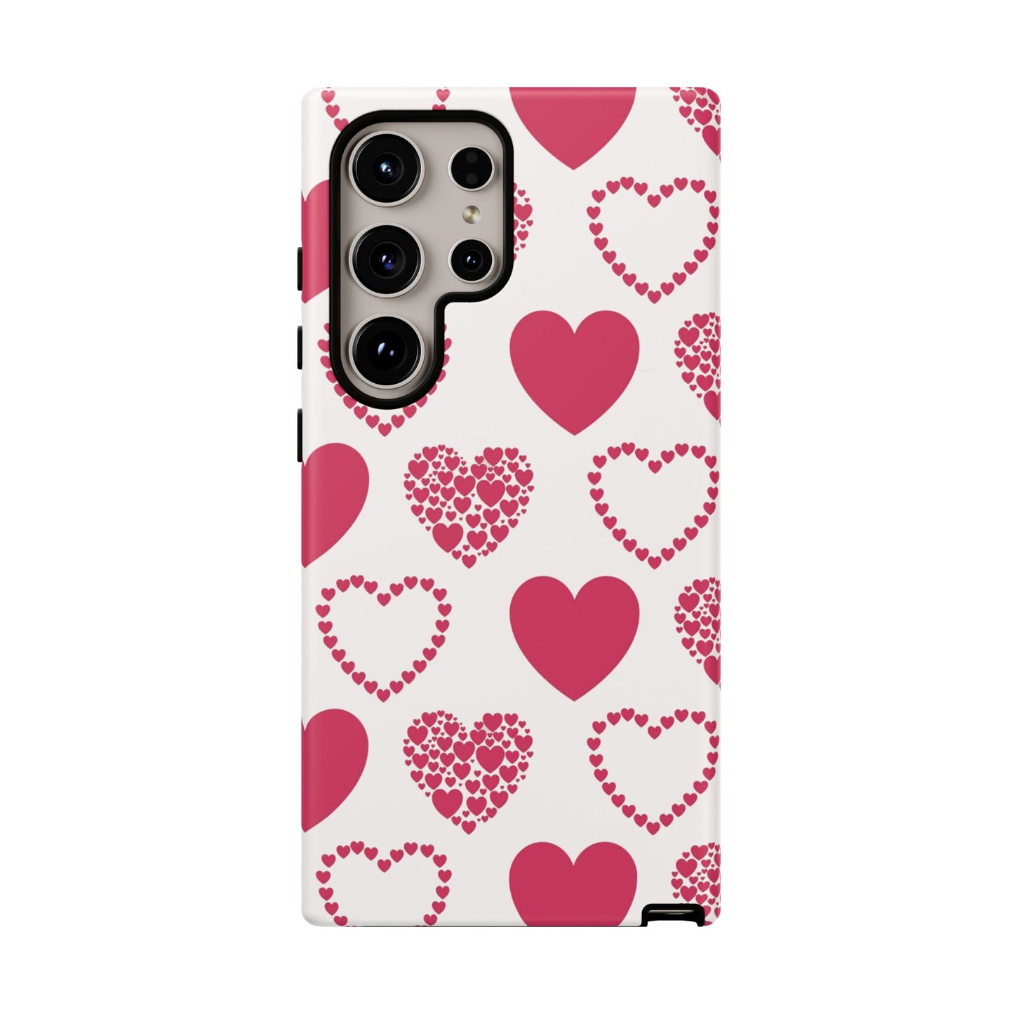 Clustered Pink Hearts Samsung Galaxy Case - BOGO Cases