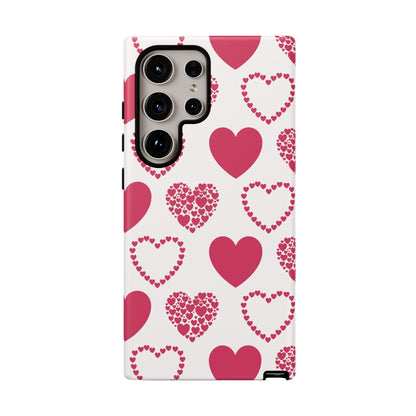 Clustered Pink Hearts Samsung Galaxy Case - BOGO Cases