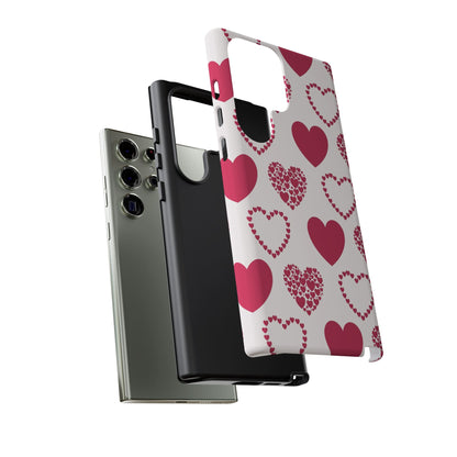 Clustered Pink Hearts Samsung Galaxy Case - BOGO Cases