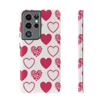 Clustered Pink Hearts Samsung Galaxy Case - BOGO Cases