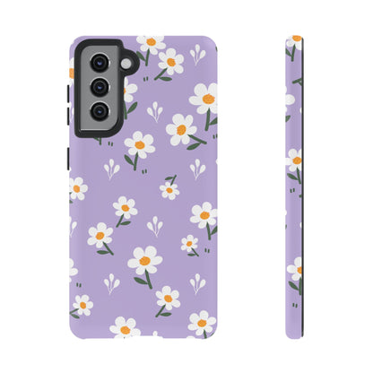 Copy of Purple Daisy Garden Samsung Galaxy Case – Soft Lavender Background, Shockproof Protection with Slim Fit - BOGO Cases