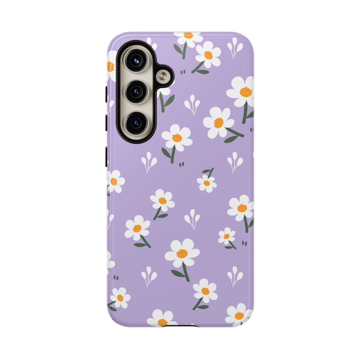 Copy of Purple Daisy Garden Samsung Galaxy Case – Soft Lavender Background, Shockproof Protection with Slim Fit - BOGO Cases