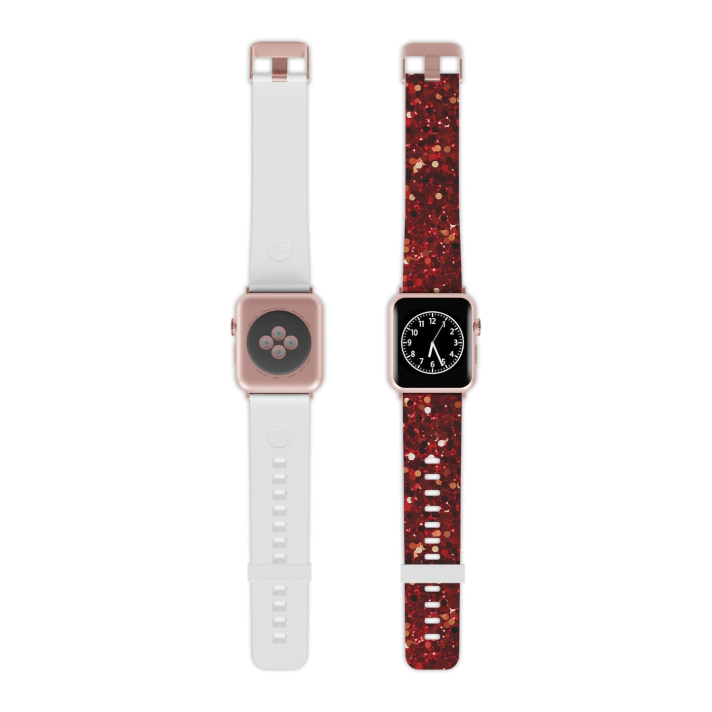Copy of  Ruby Red Glitter Sparkle  Apple Watch Band - BOGO Cases