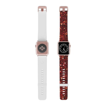 Copy of  Ruby Red Glitter Sparkle  Apple Watch Band - BOGO Cases