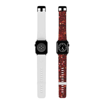 Copy of  Ruby Red Glitter Sparkle  Apple Watch Band - BOGO Cases
