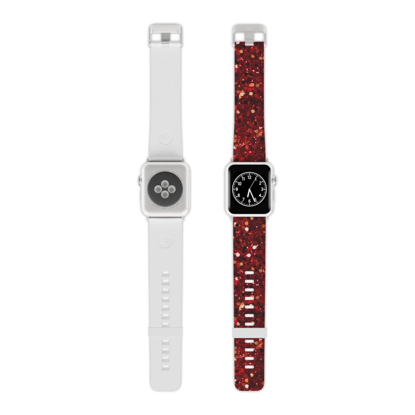 Copy of  Ruby Red Glitter Sparkle  Apple Watch Band - BOGO Cases