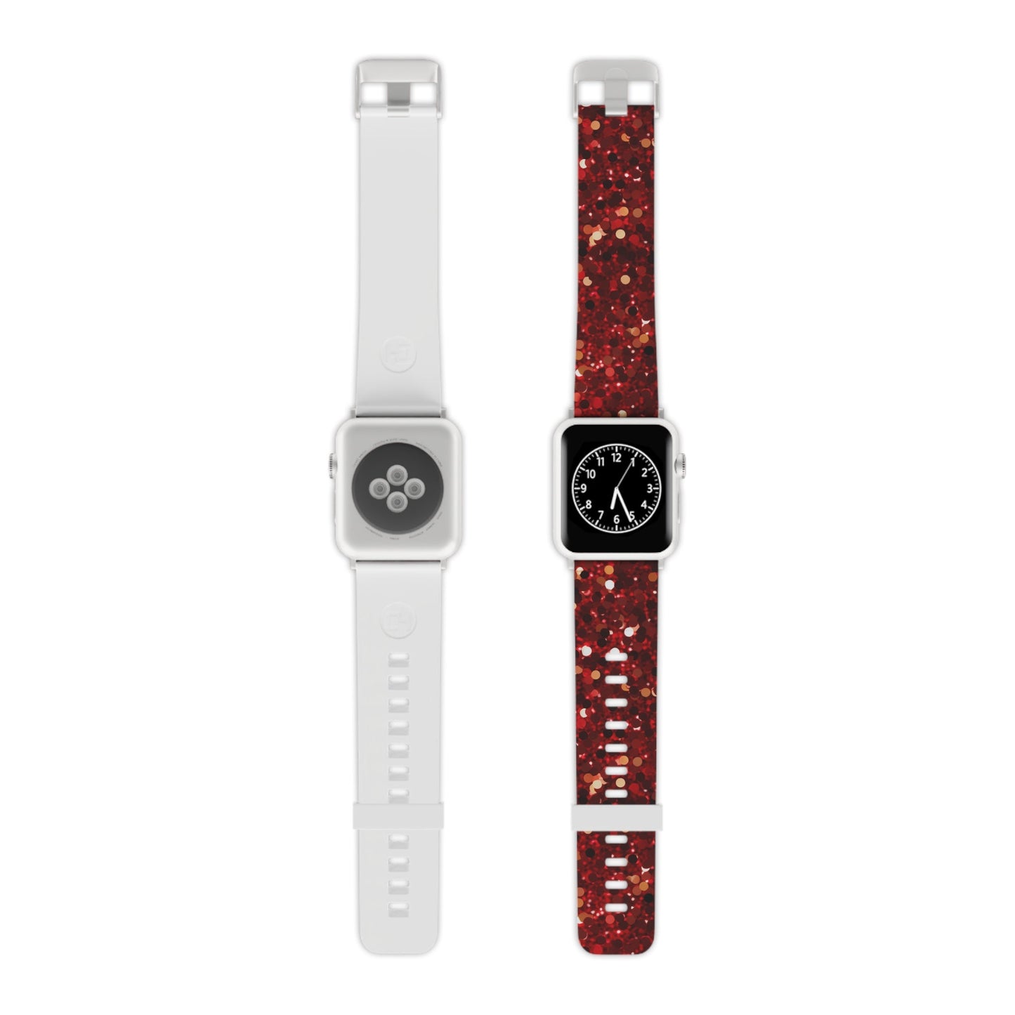 Copy of  Ruby Red Glitter Sparkle  Apple Watch Band - BOGO Cases