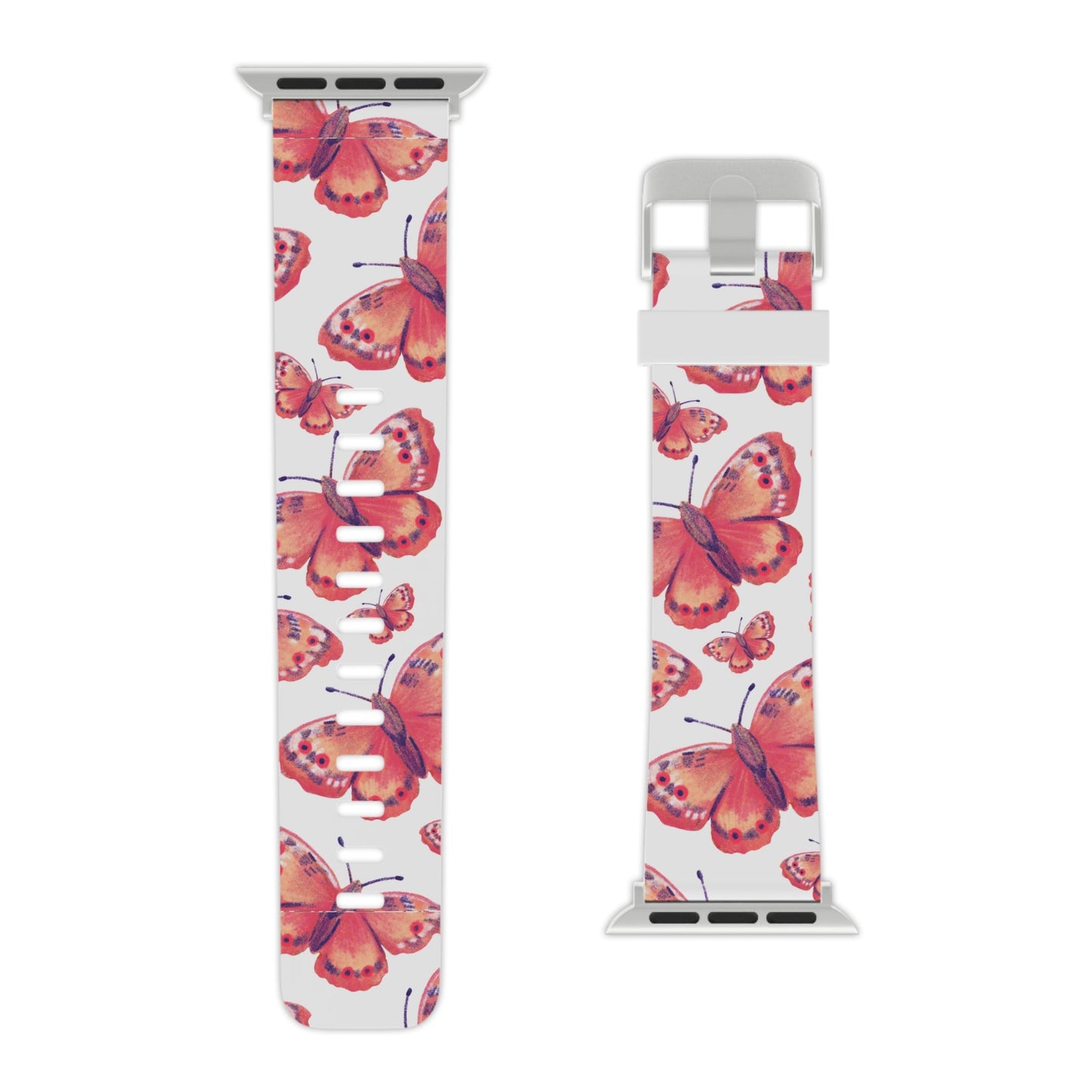 Coral Butterfly Apple Watch Band - BOGO Cases