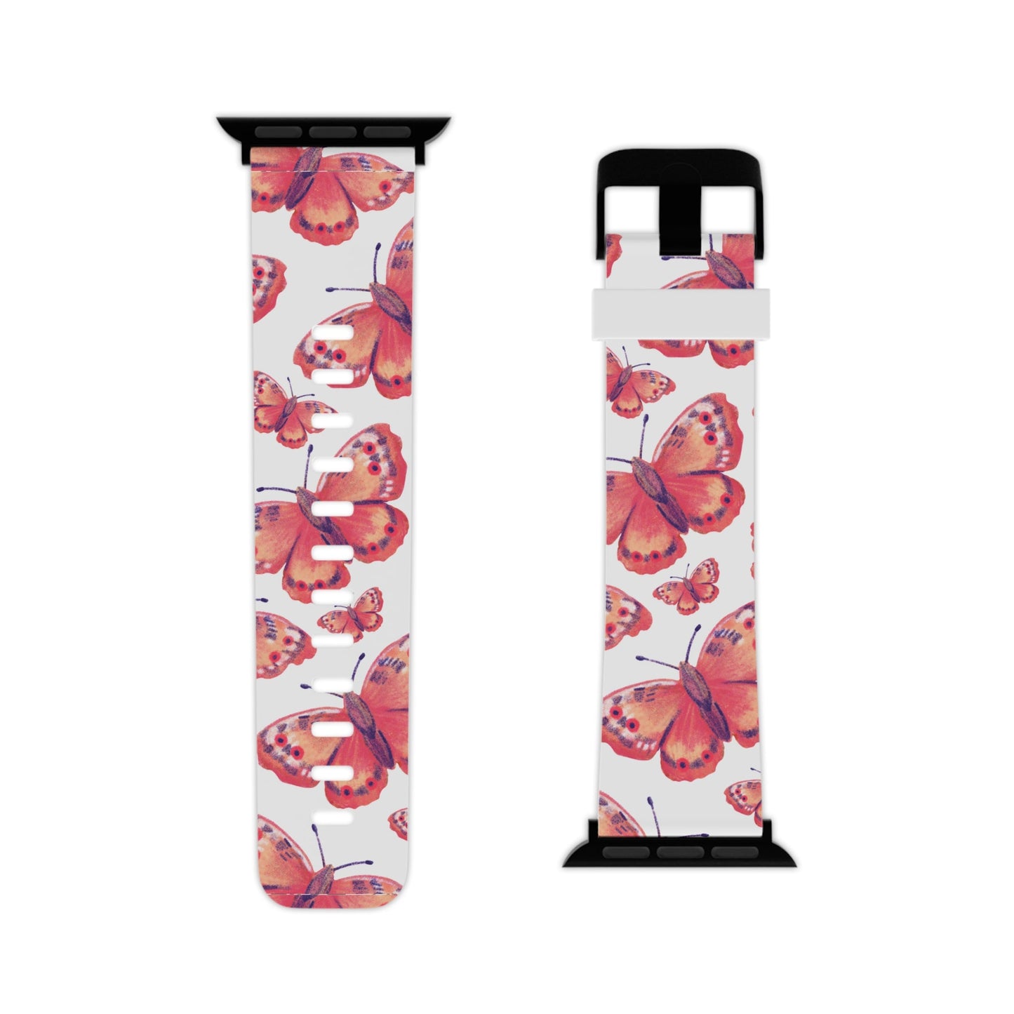 Coral Butterfly Apple Watch Band - BOGO Cases