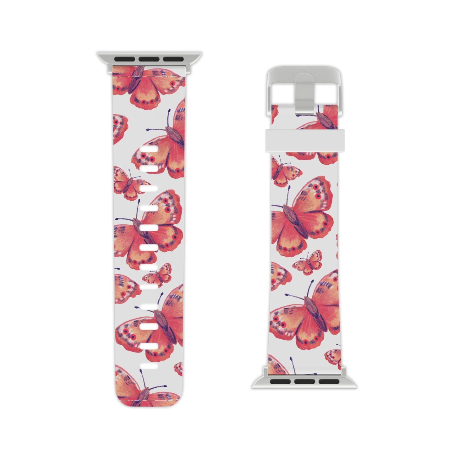 Coral Butterfly Apple Watch Band - BOGO Cases