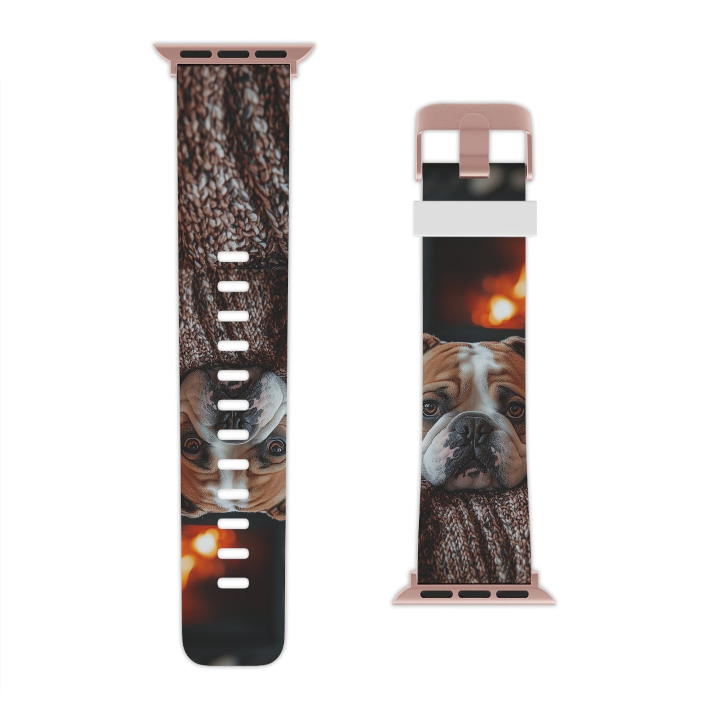  Cozy Bulldog Apple Watch Band - BOGO Cases