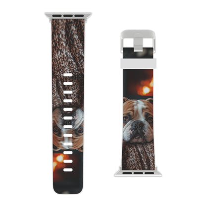  Cozy Bulldog Apple Watch Band - BOGO Cases