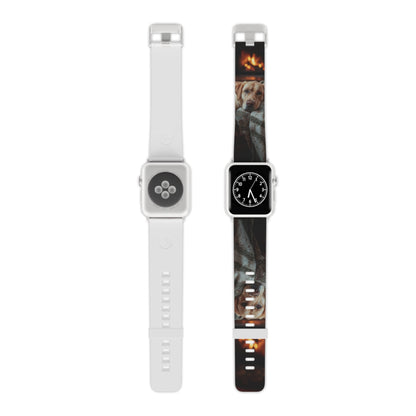 Cozy Labrador by Fireplace Apple Watch Band - BOGO Cases