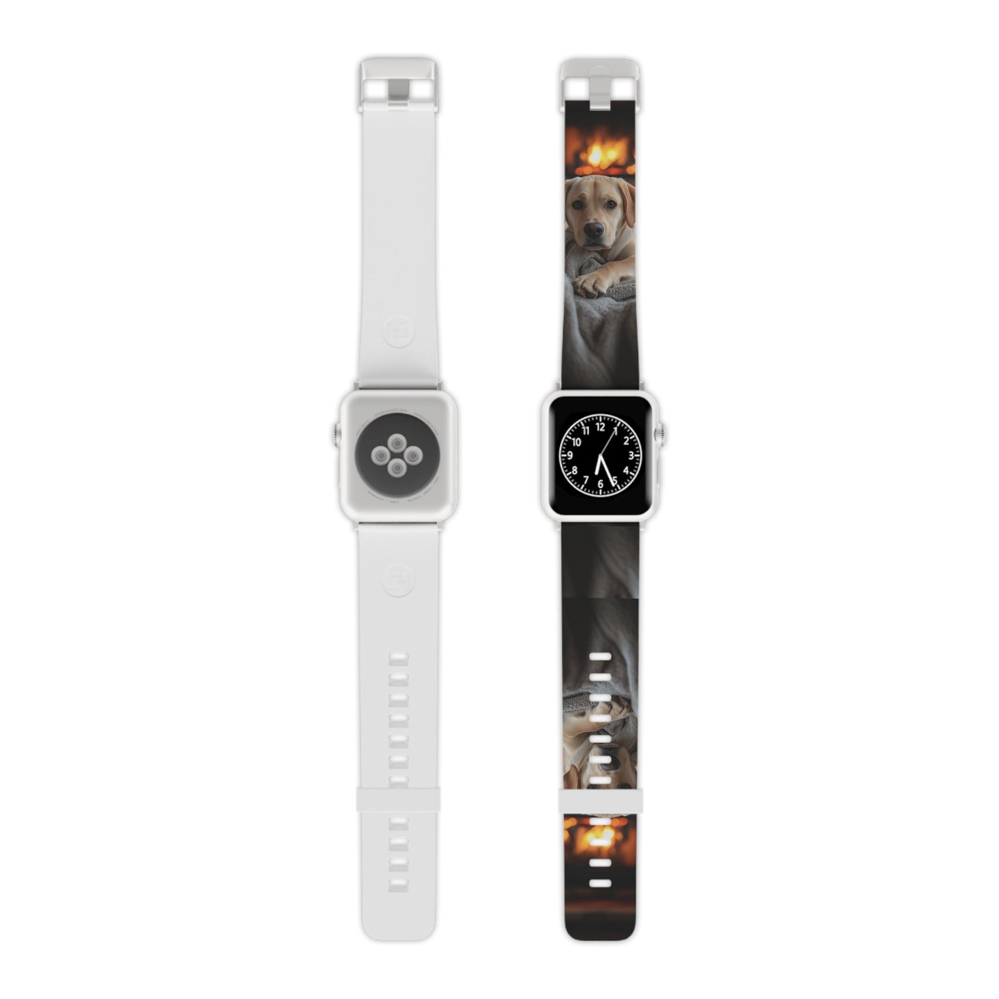 Cozy Labrador by the Fireplace Apple Watch Band - BOGO Cases