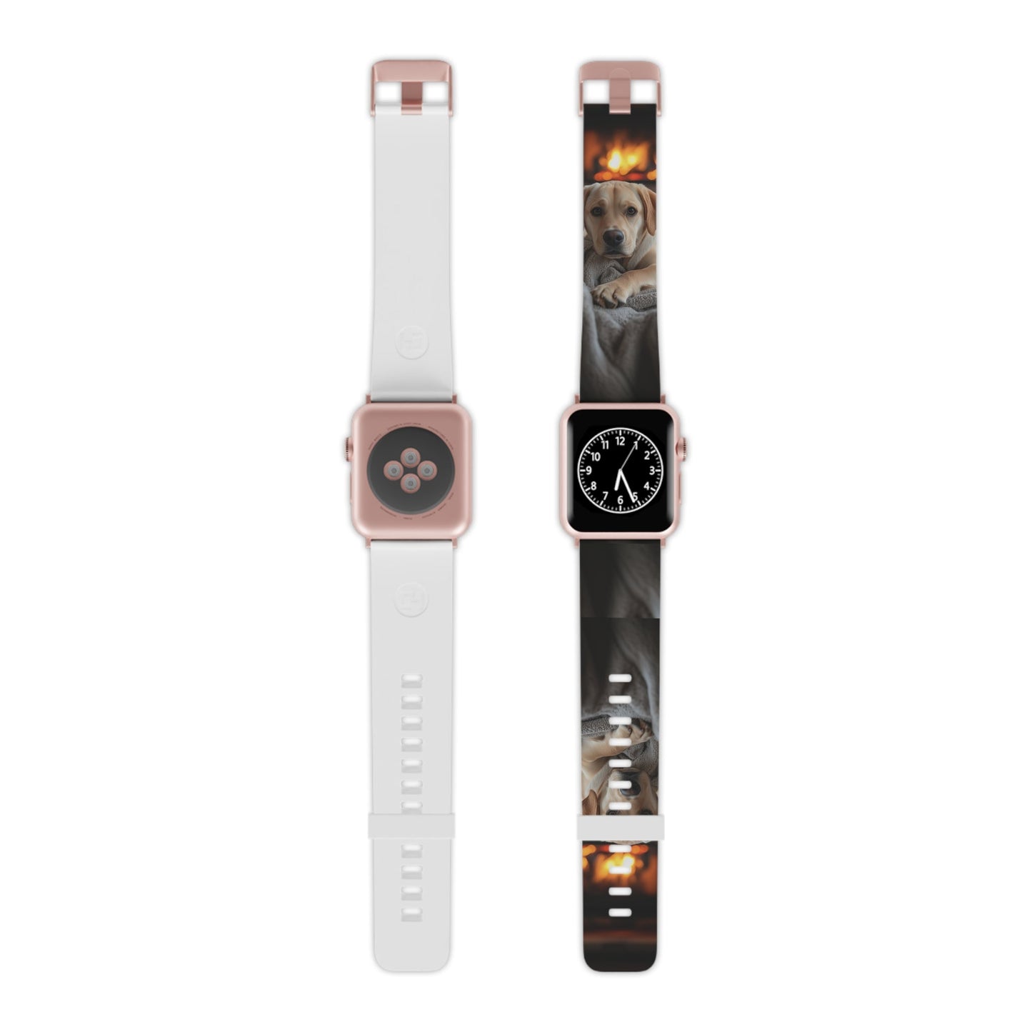 Cozy Labrador by the Fireplace Apple Watch Band - BOGO Cases