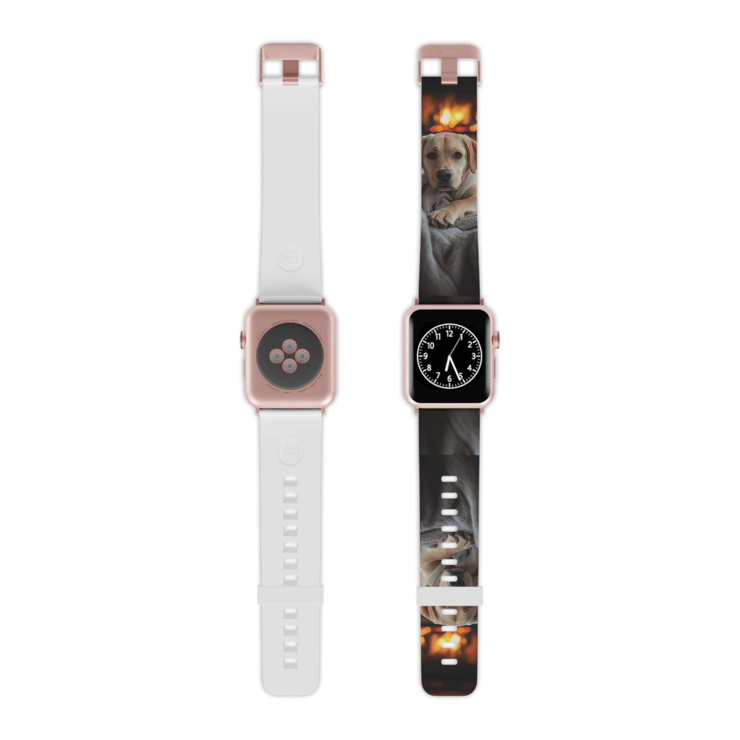 Cozy Labrador by the Fireplace Apple Watch Band - BOGO Cases