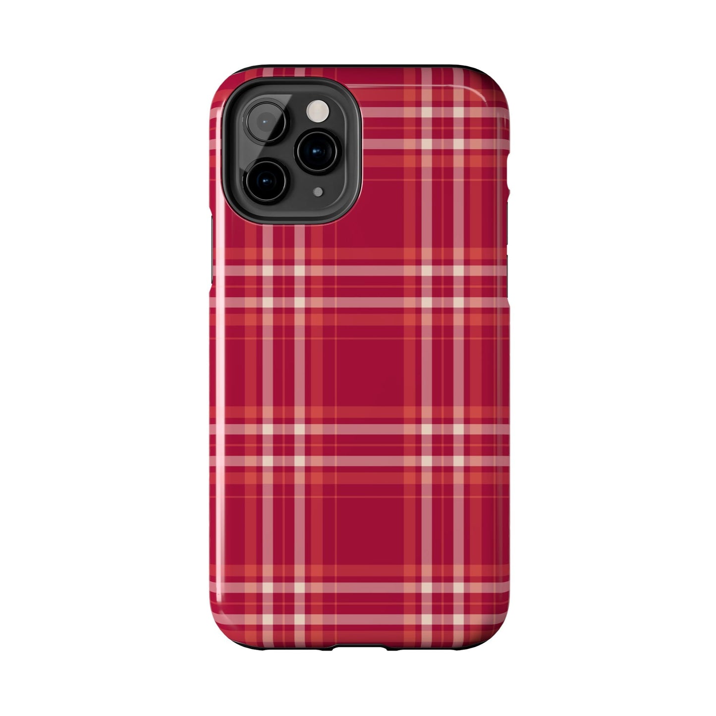 Crimson Check iPhone Case - BOGO Cases