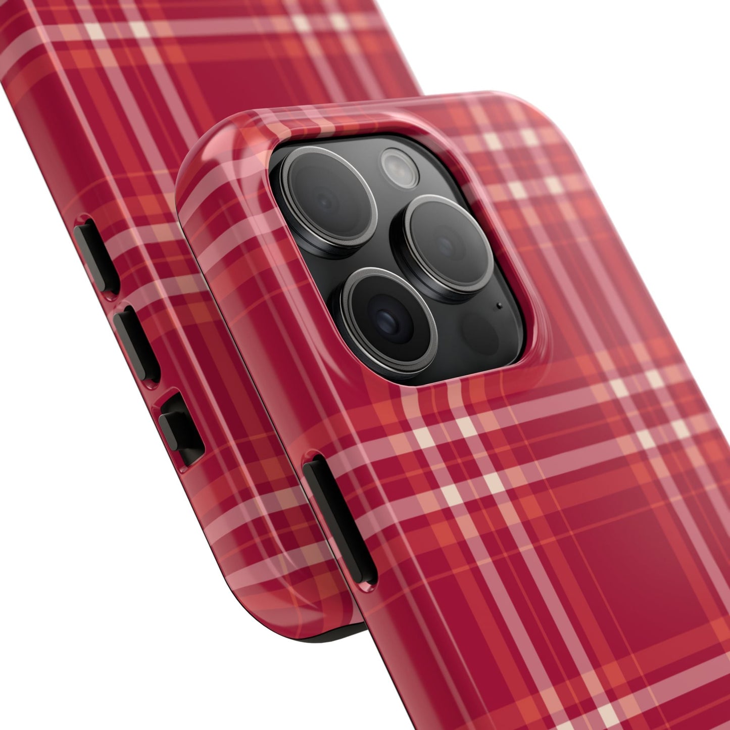 Crimson Check iPhone Case - BOGO Cases