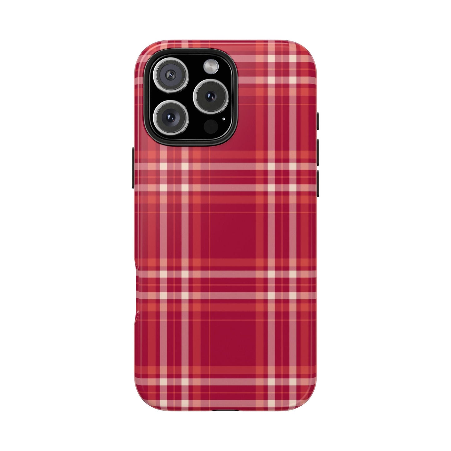 Crimson Check iPhone Case - BOGO Cases