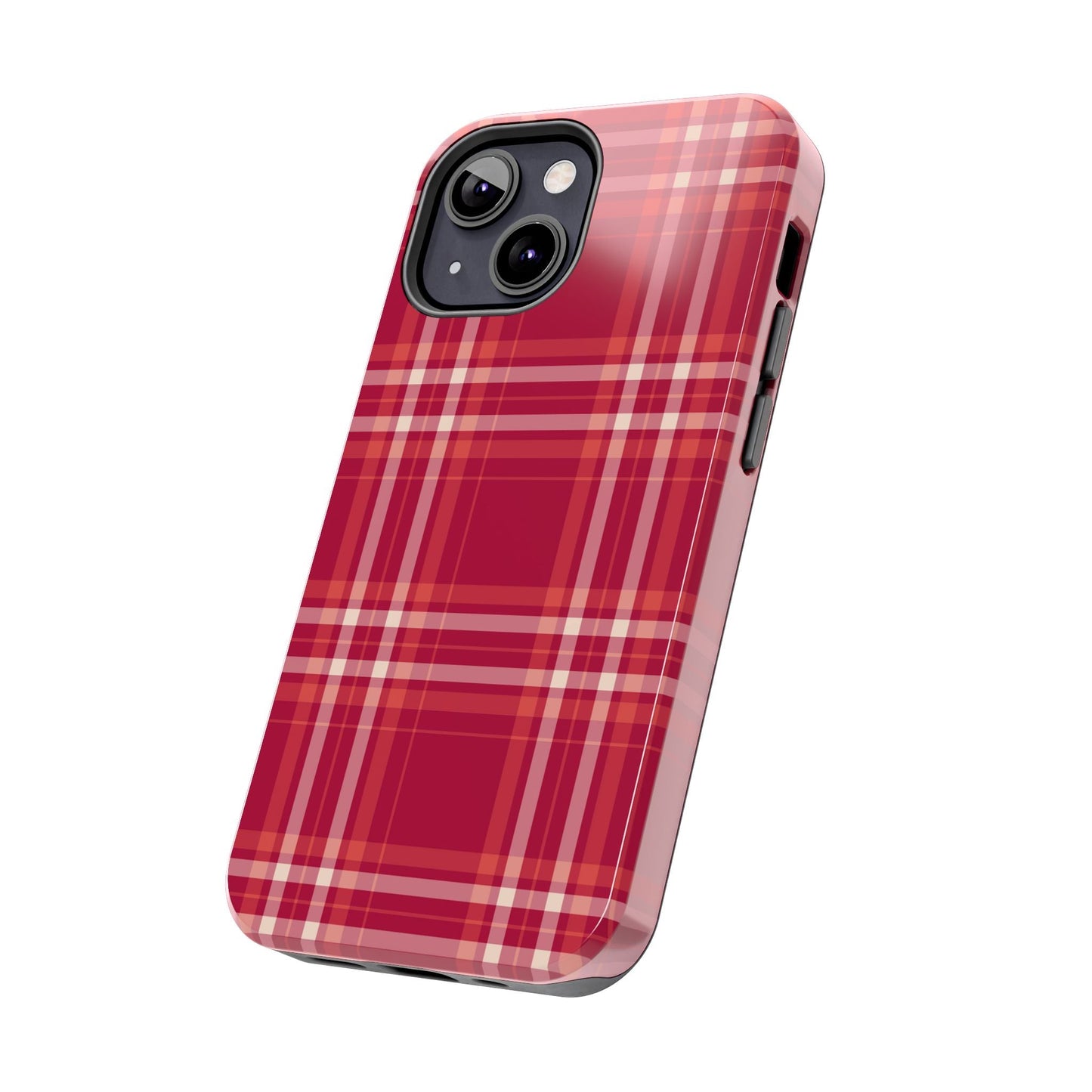 Crimson Check iPhone Case - BOGO Cases