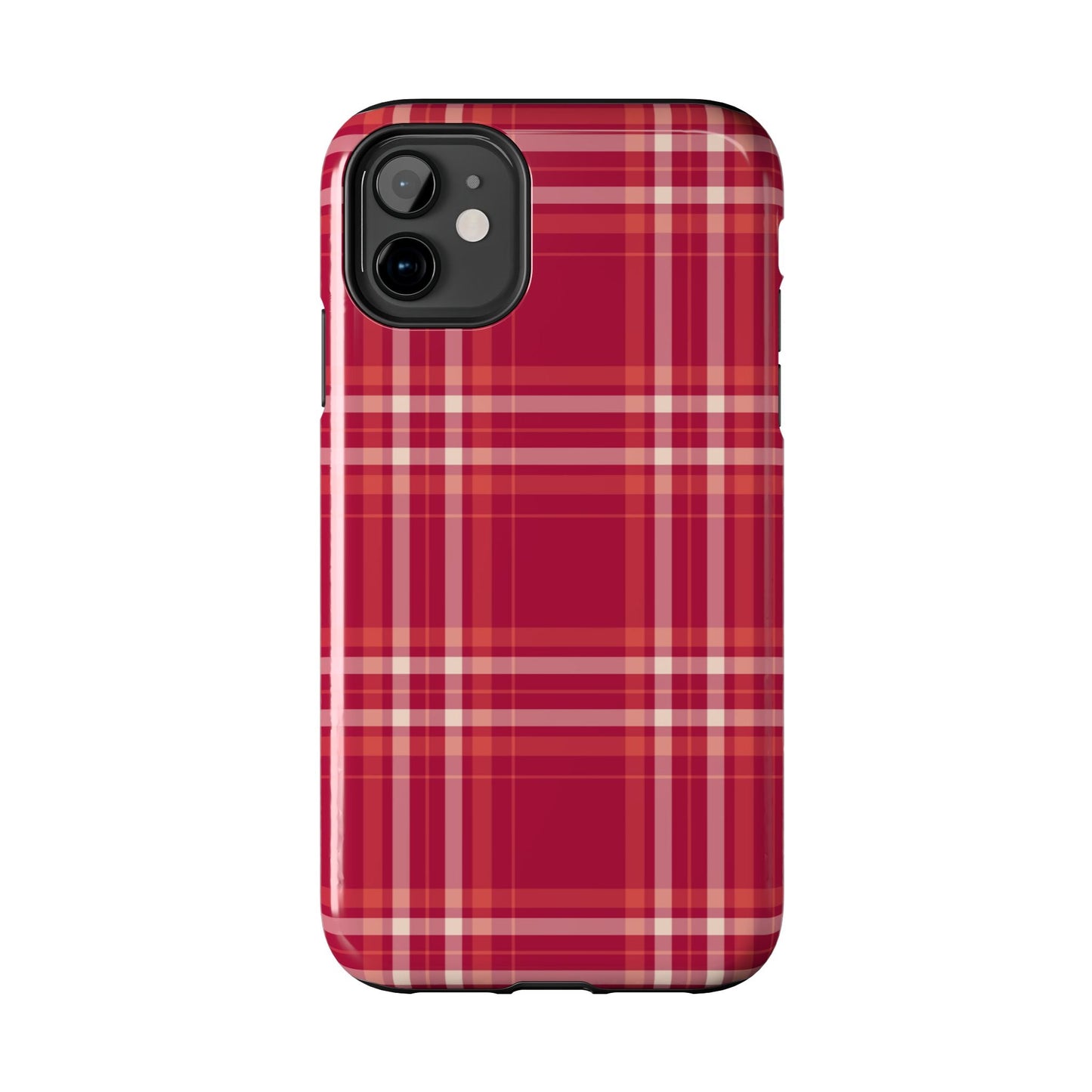 Crimson Check iPhone Case - BOGO Cases