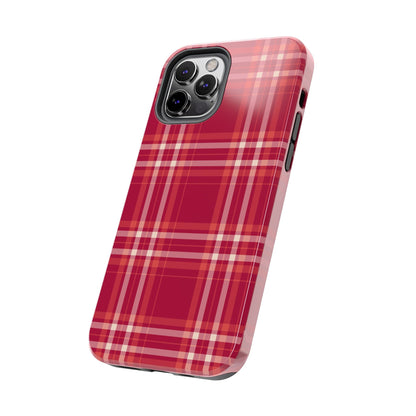 Crimson Check iPhone Case - BOGO Cases