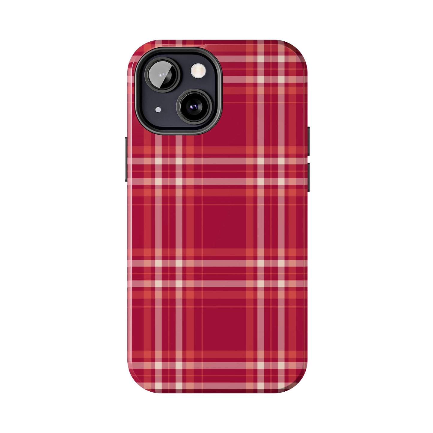 Crimson Check iPhone Case - BOGO Cases