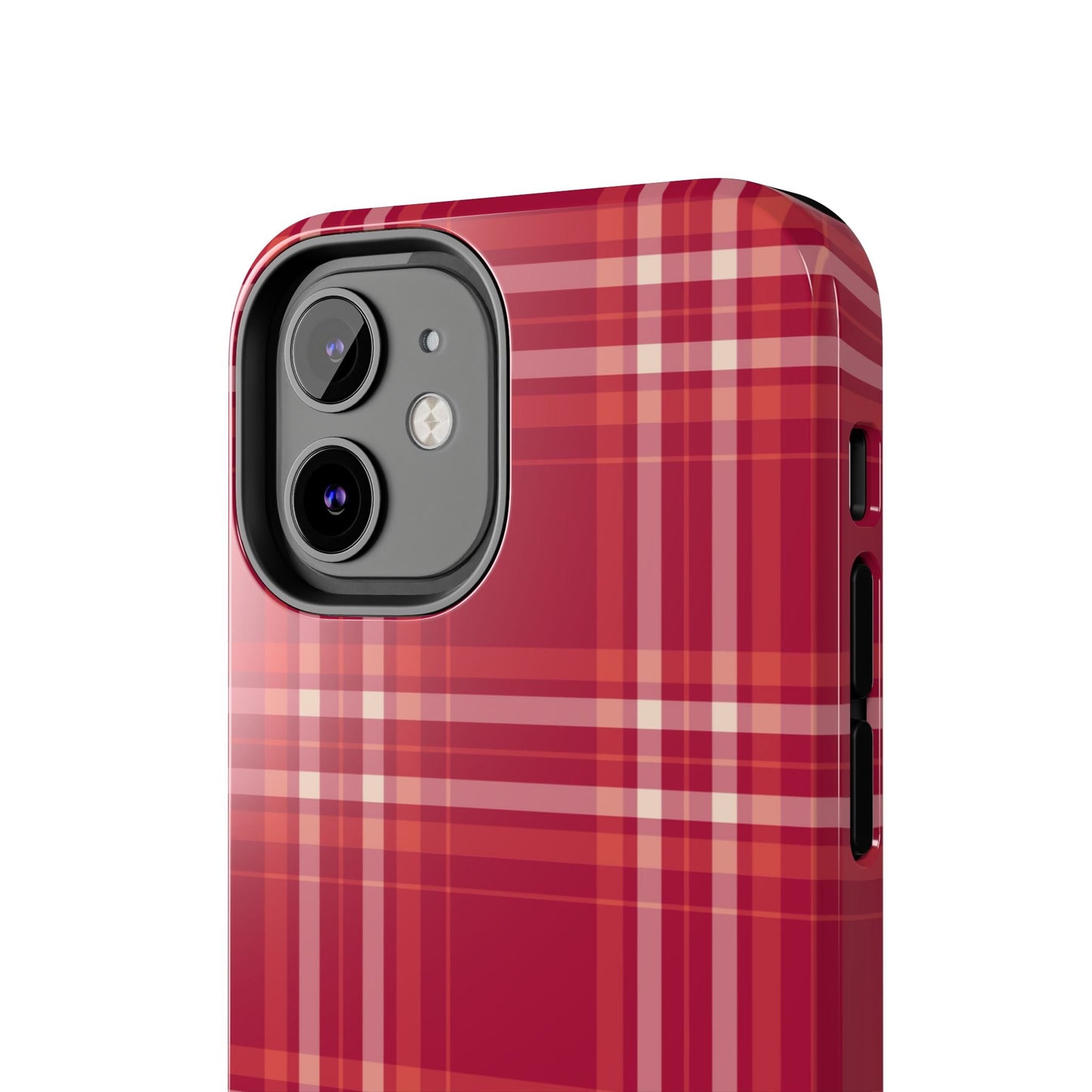 Crimson Check iPhone Case - BOGO Cases
