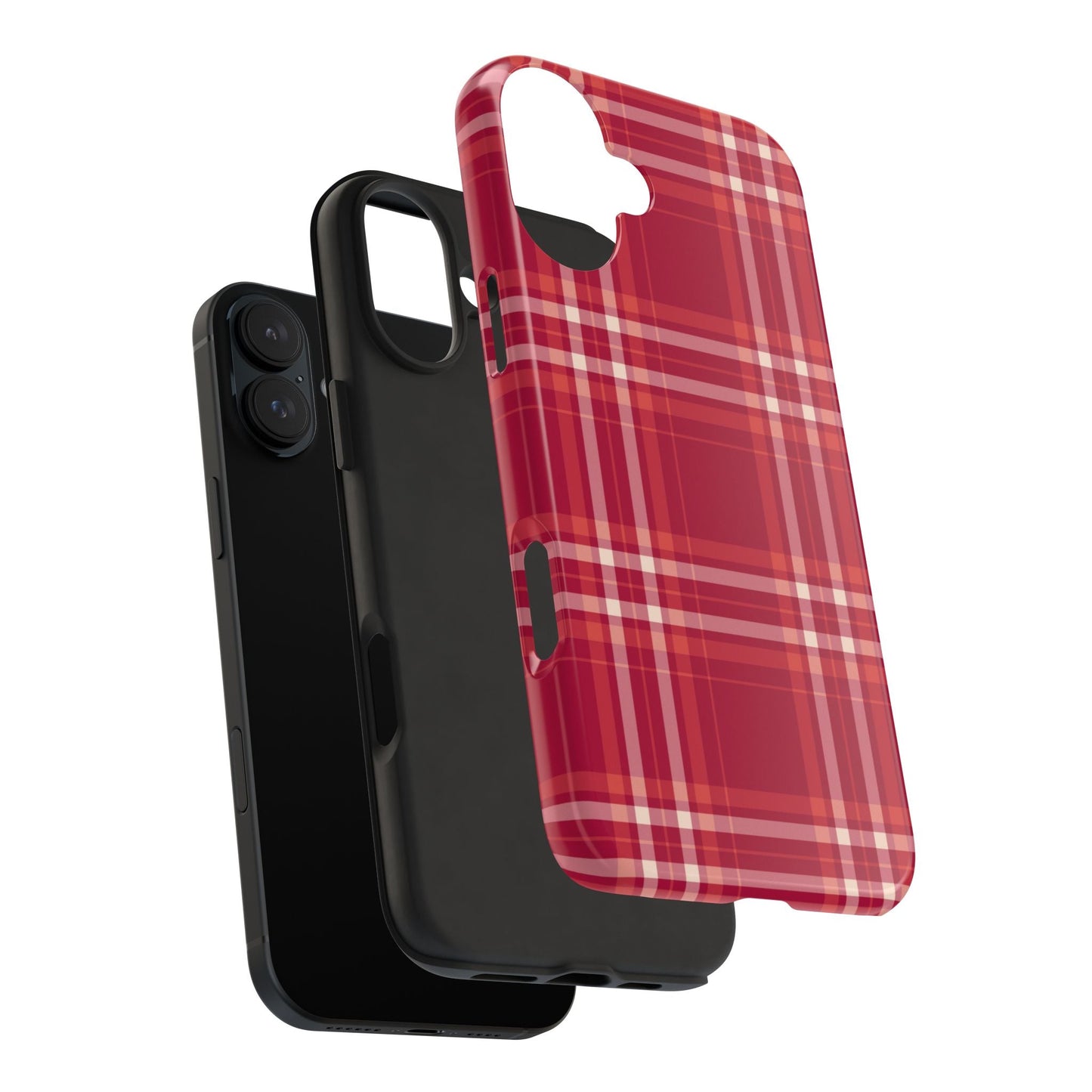 Crimson Check iPhone Case - BOGO Cases