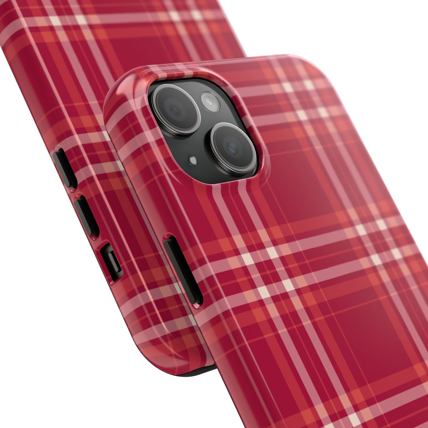 Crimson Check iPhone Case - BOGO Cases