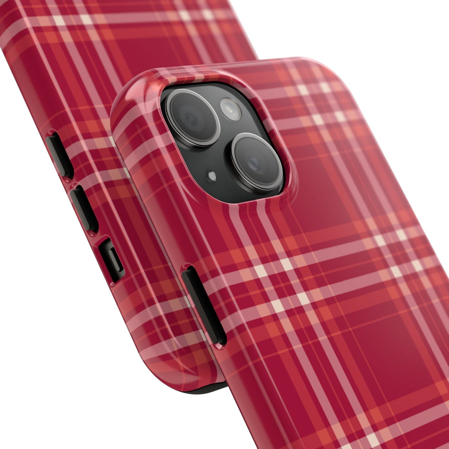 Crimson Check iPhone Case - BOGO Cases