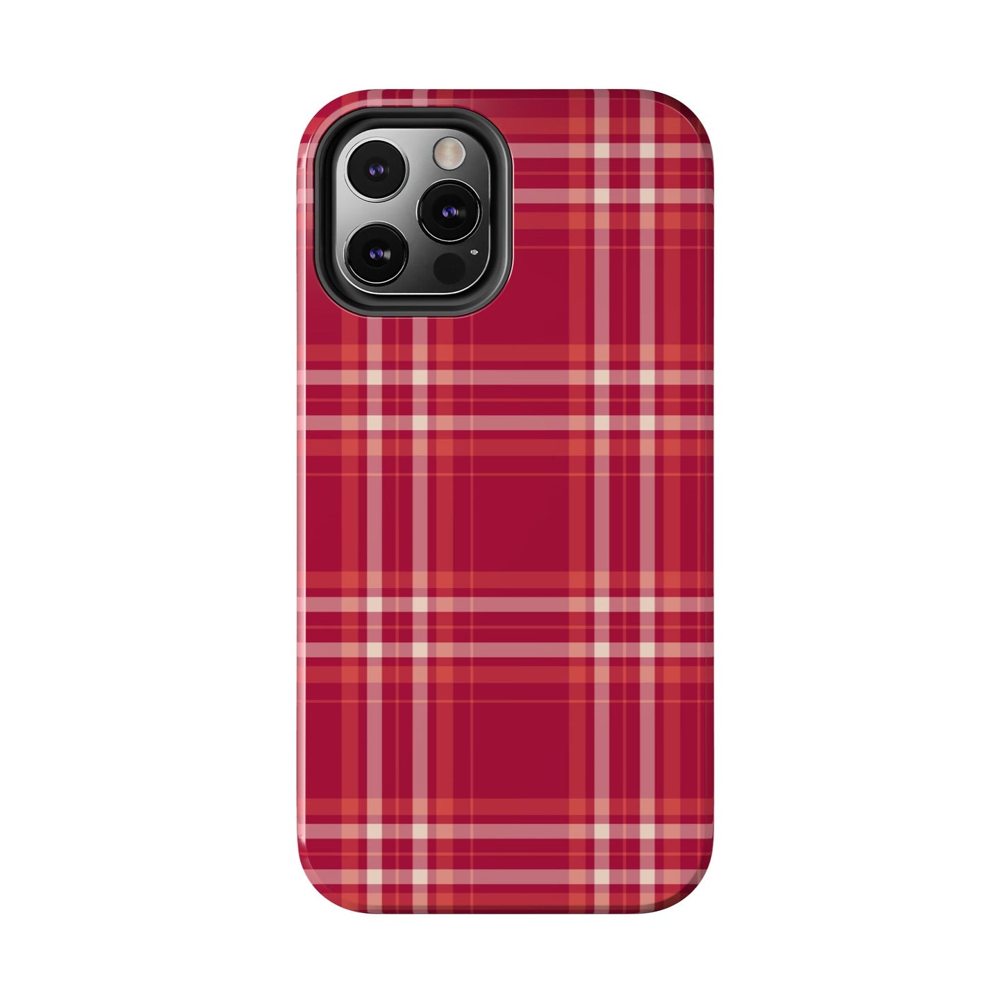 Crimson Check iPhone Case - BOGO Cases