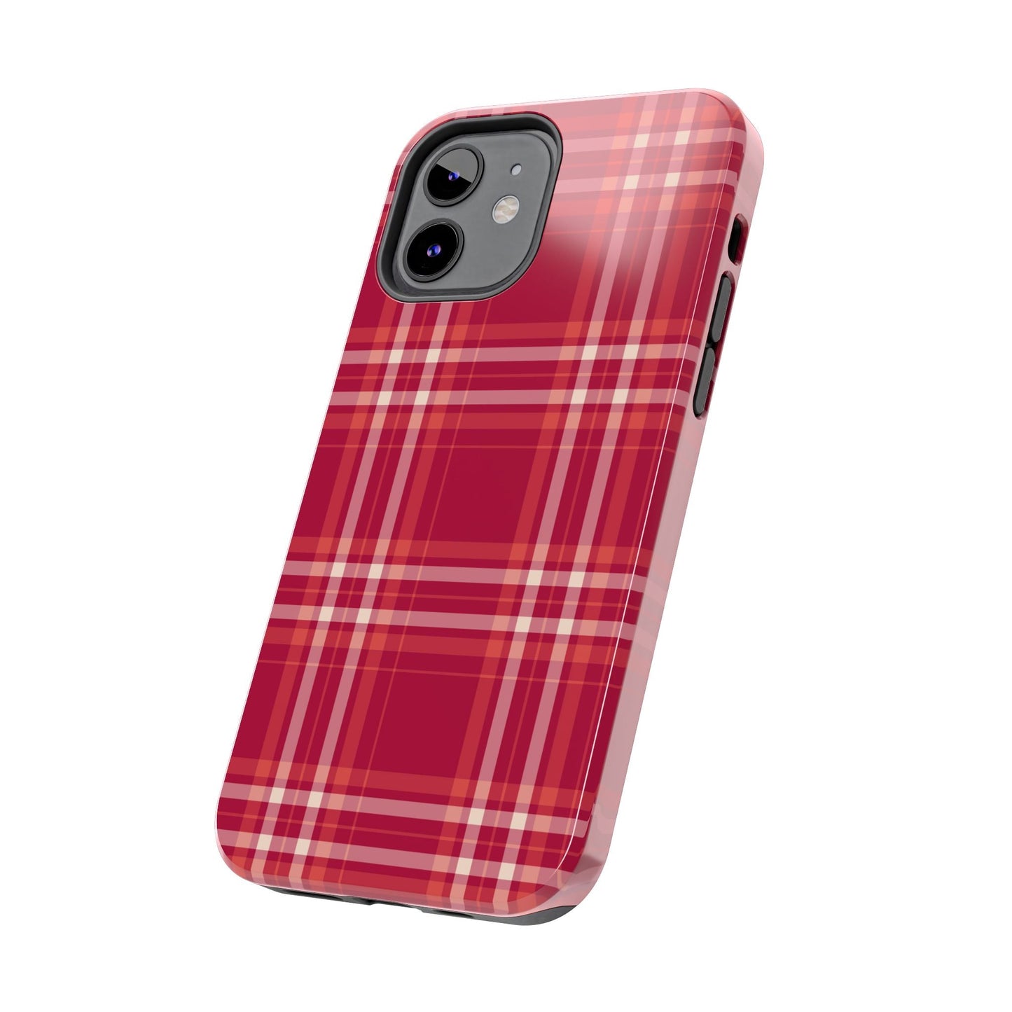 Crimson Check iPhone Case - BOGO Cases