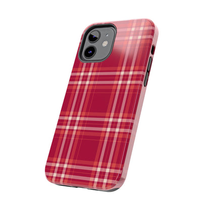 Crimson Check iPhone Case - BOGO Cases