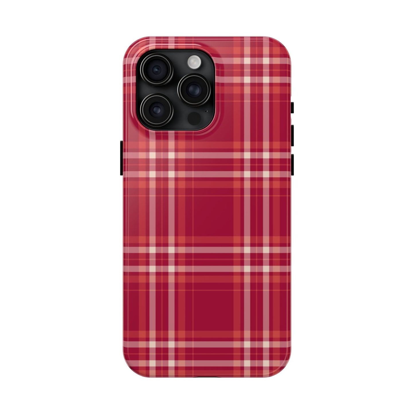 Crimson Check iPhone Case - BOGO Cases