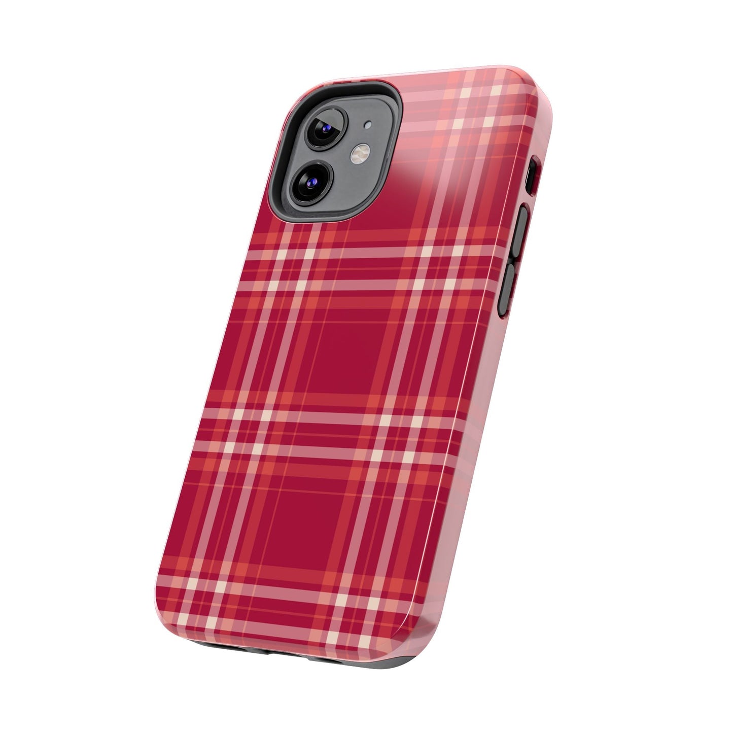 Crimson Check iPhone Case - BOGO Cases