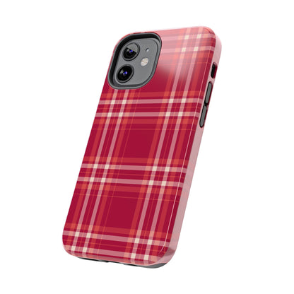Crimson Check iPhone Case - BOGO Cases