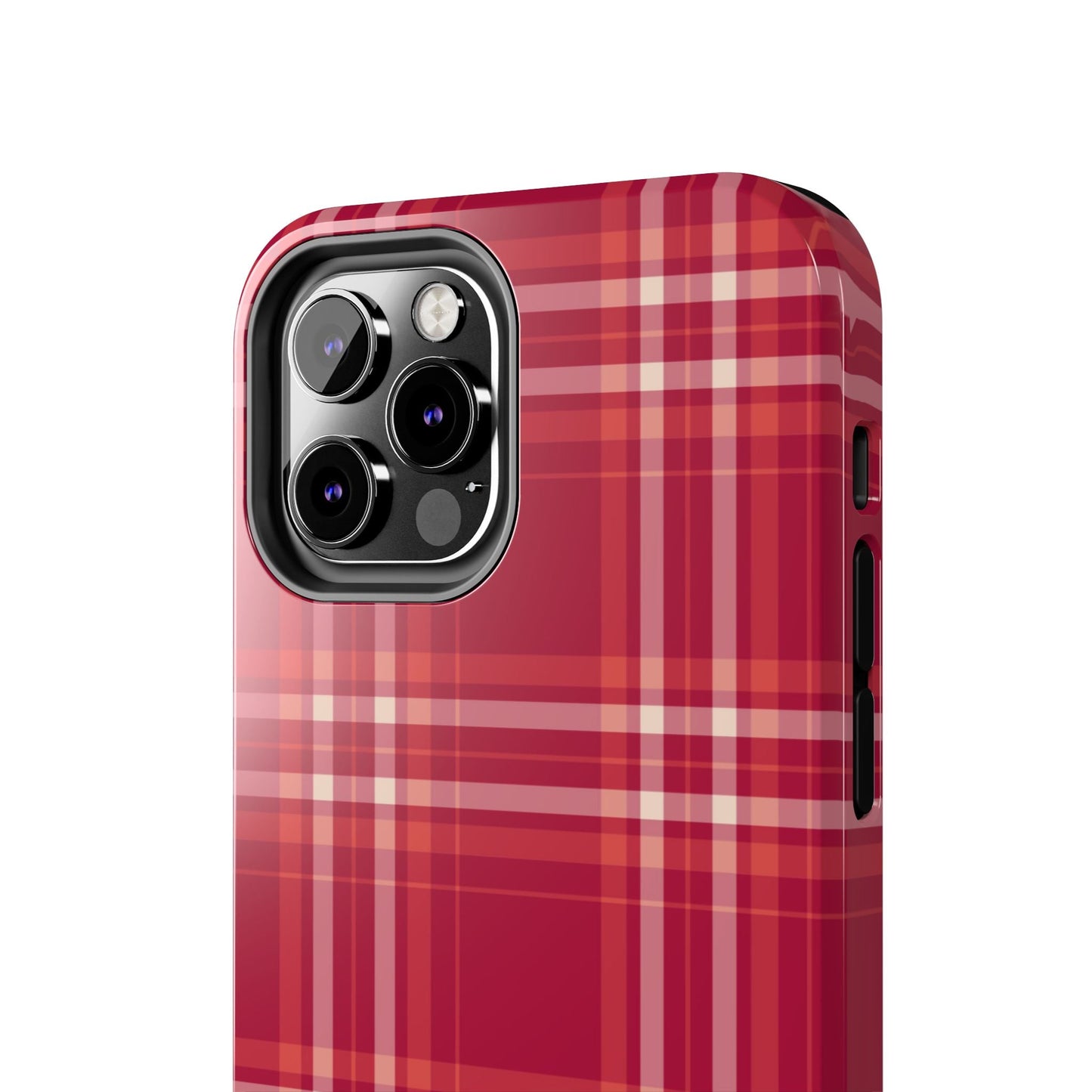 Crimson Check iPhone Case - BOGO Cases