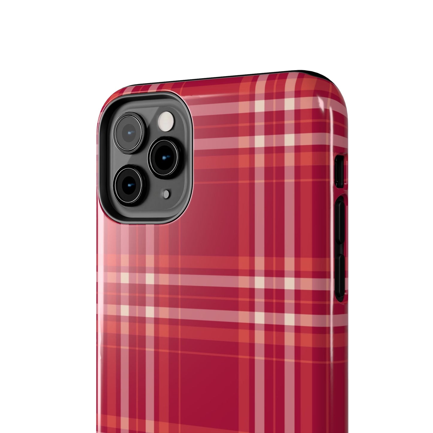 Crimson Check iPhone Case - BOGO Cases