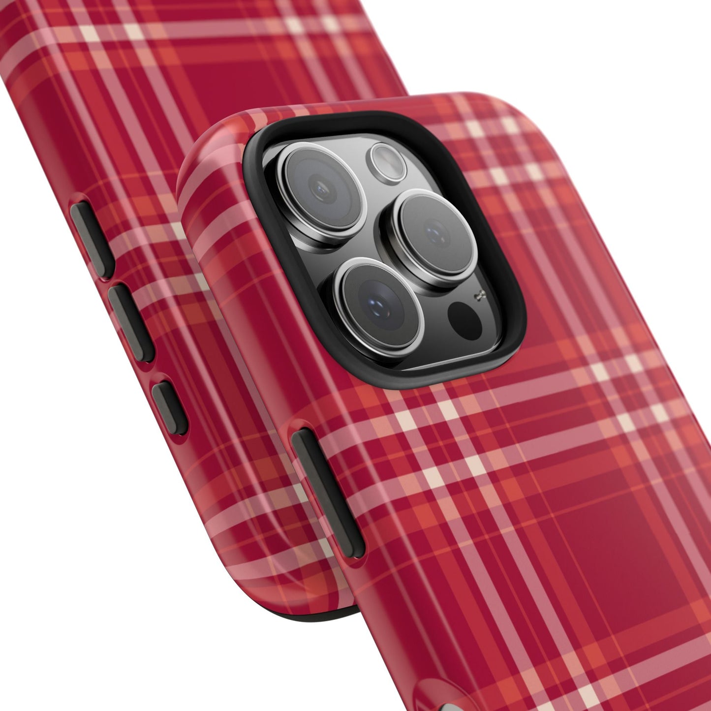 Crimson Check iPhone Case - BOGO Cases