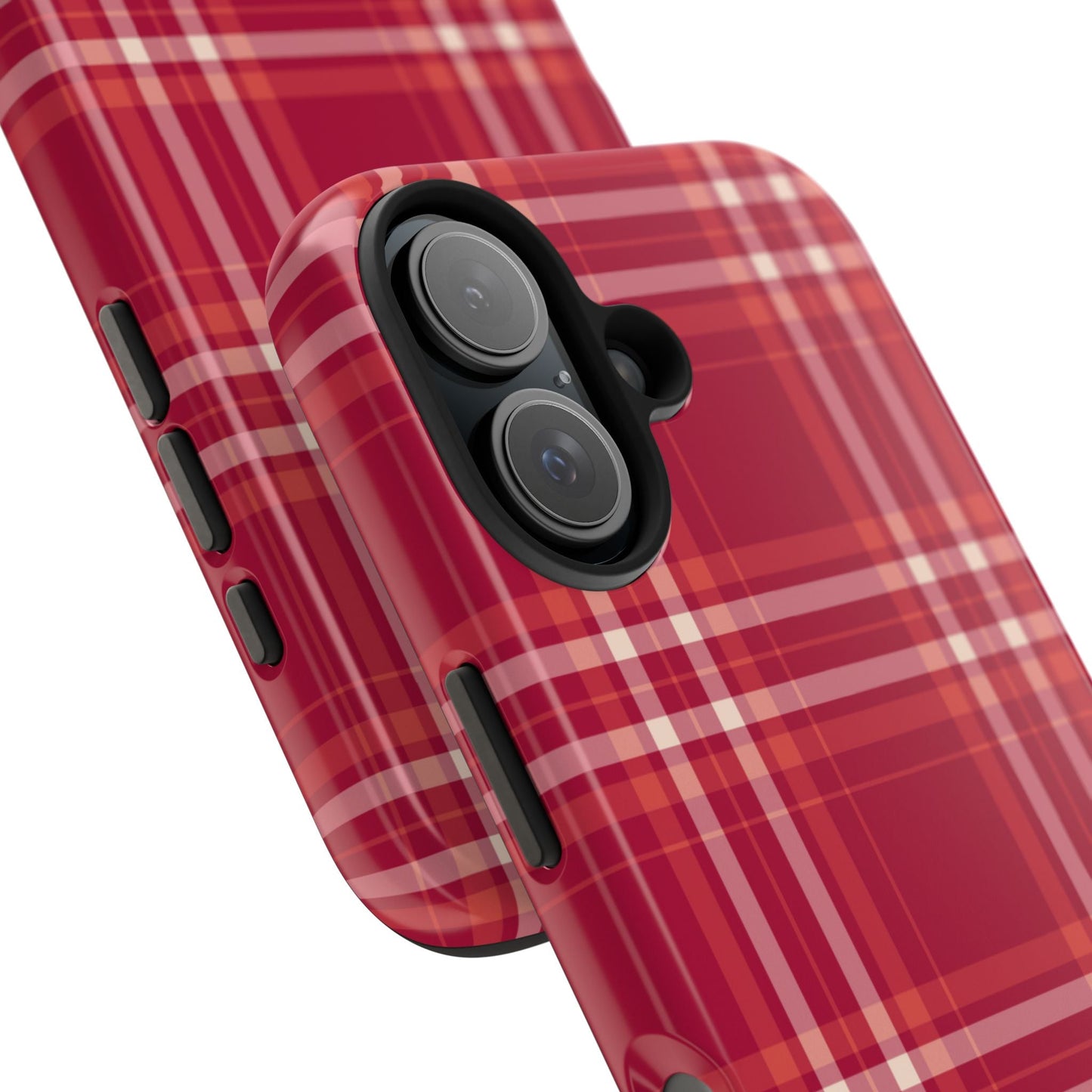 Crimson Check iPhone Case - BOGO Cases