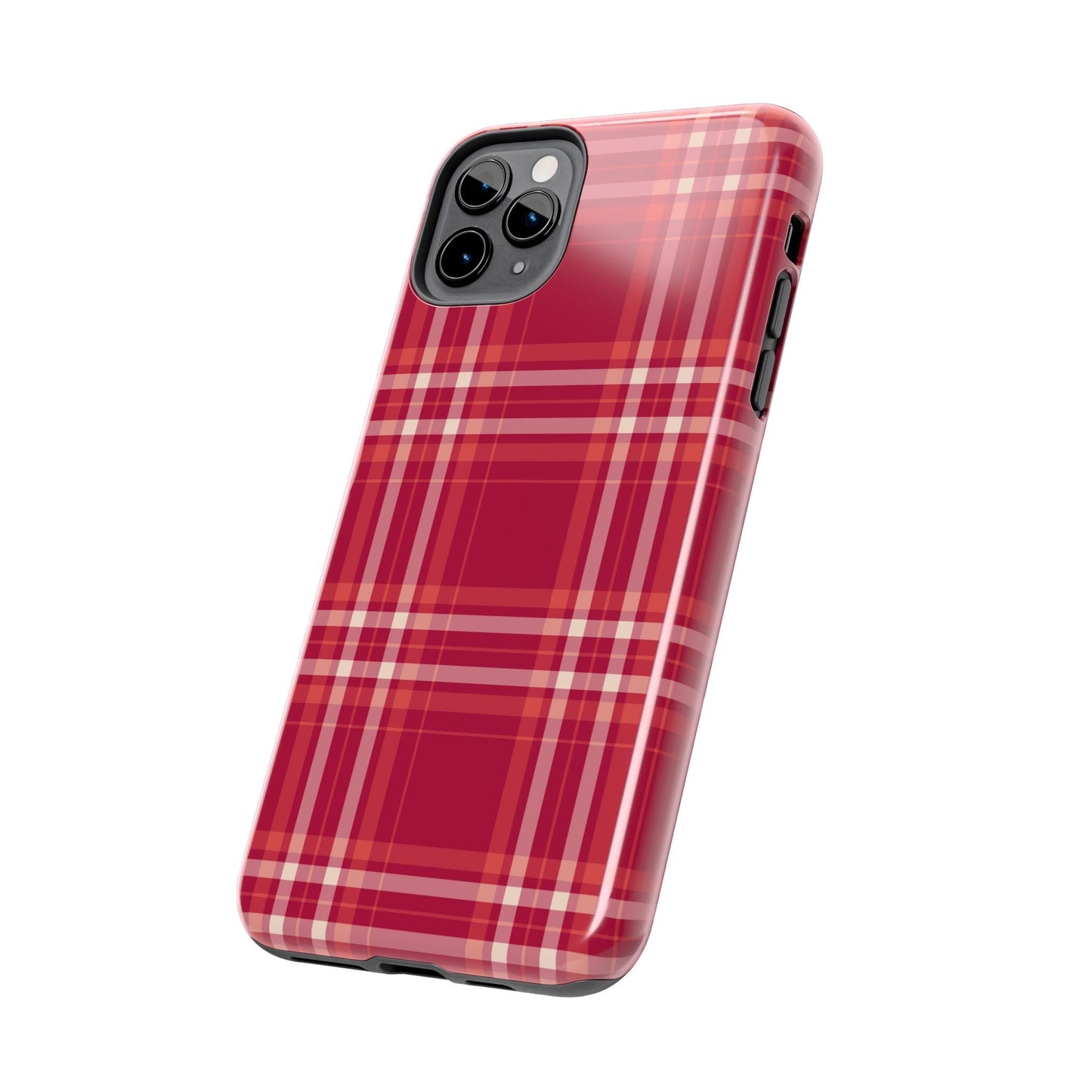 Crimson Check iPhone Case - BOGO Cases