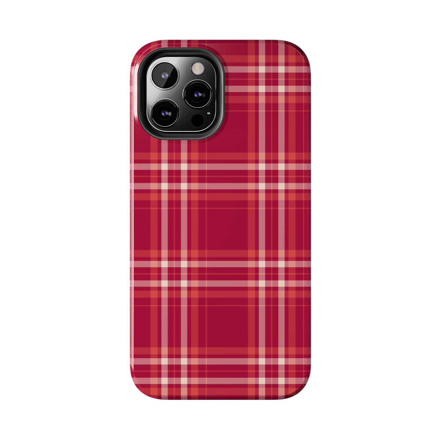 Crimson Check iPhone Case - BOGO Cases