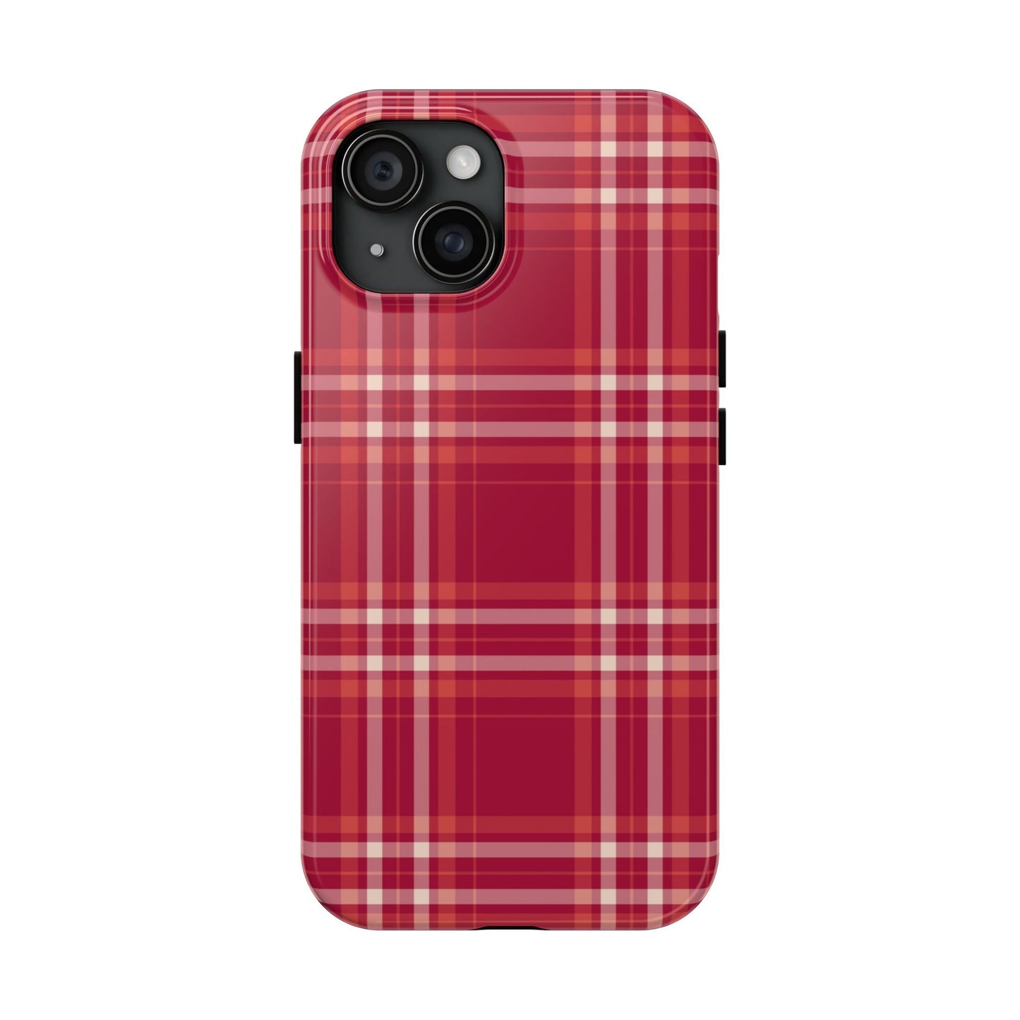 Crimson Check iPhone Case - BOGO Cases