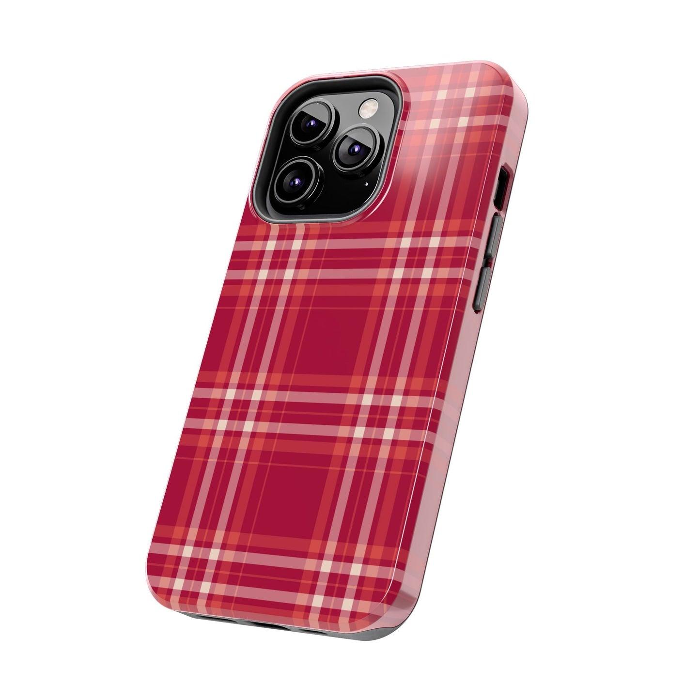 Crimson Check iPhone Case - BOGO Cases
