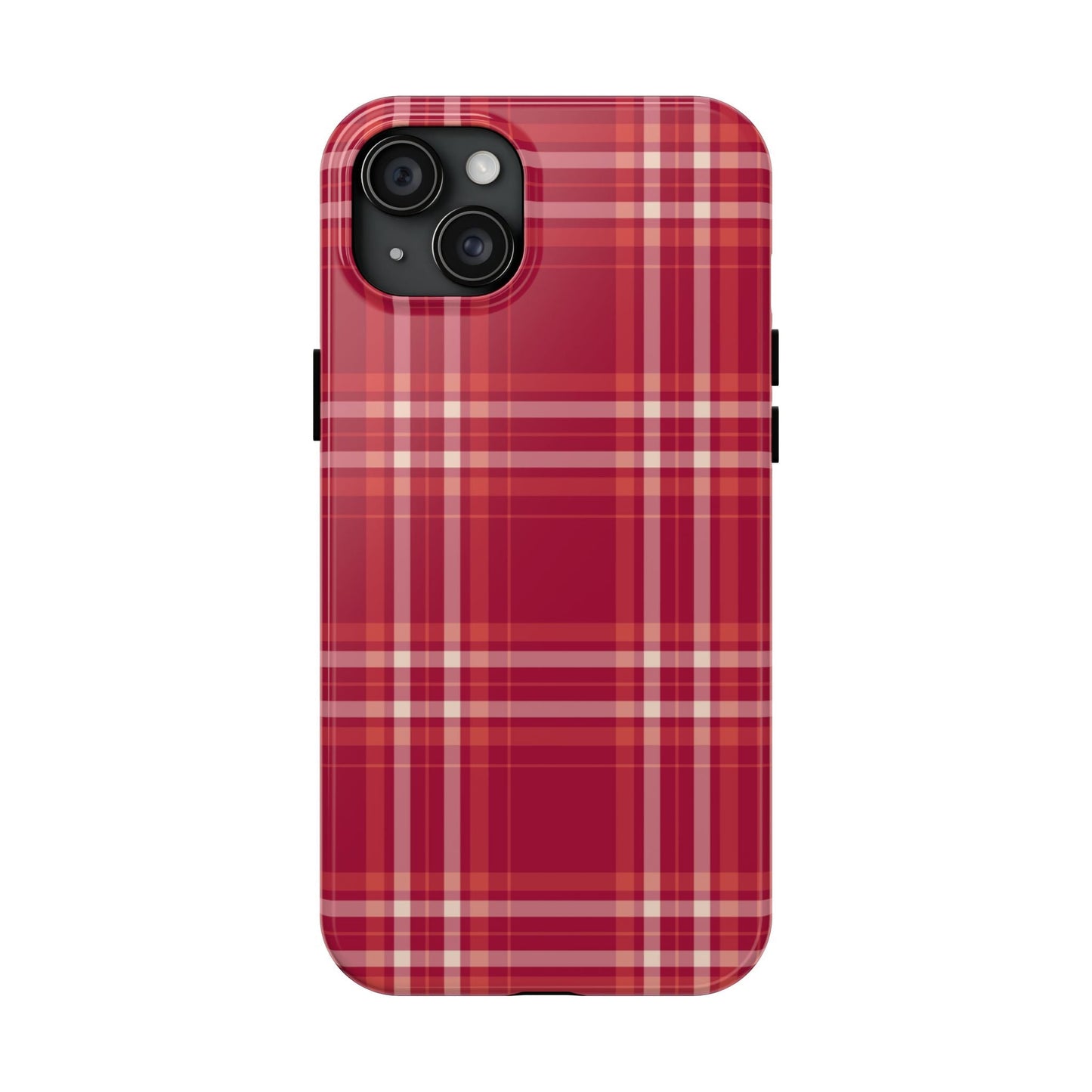 Crimson Check iPhone Case - BOGO Cases