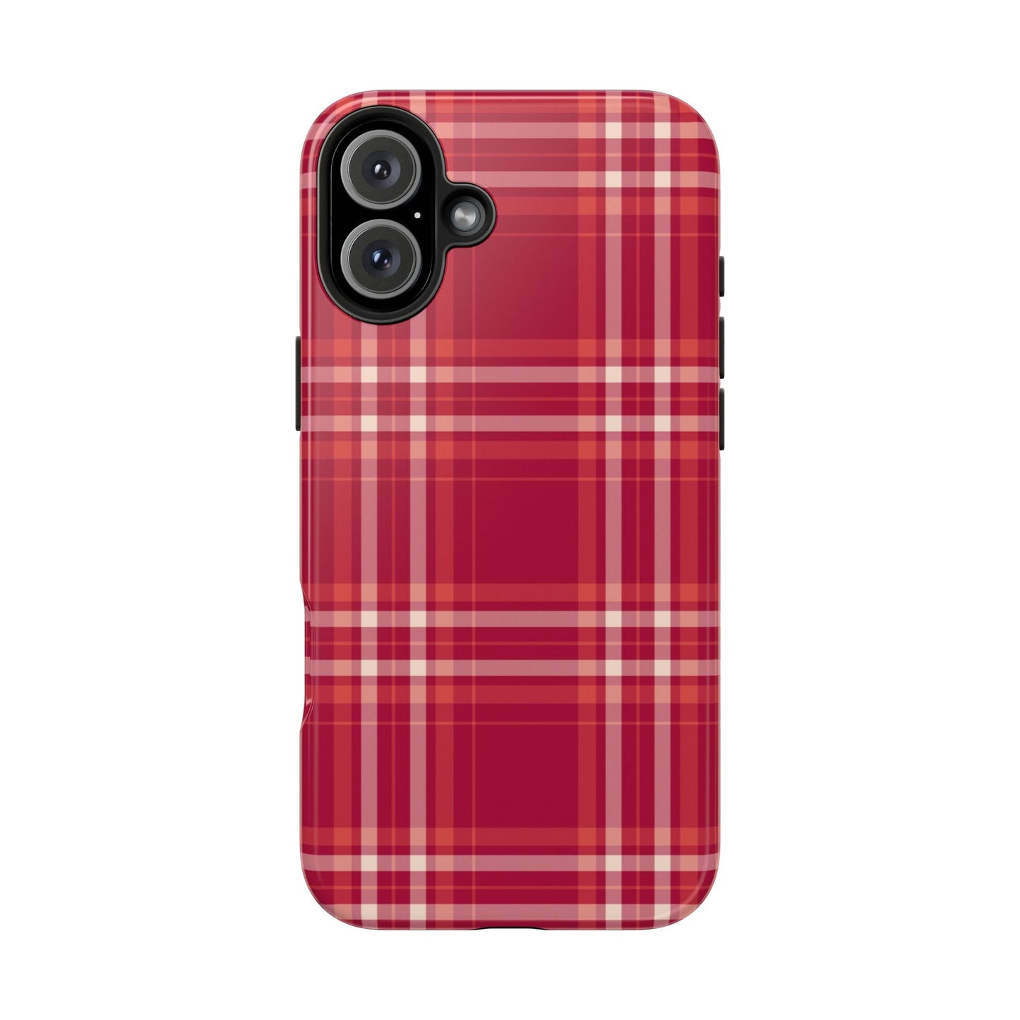 Crimson Check iPhone Case - BOGO Cases