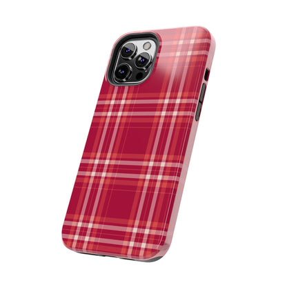 Crimson Check iPhone Case - BOGO Cases