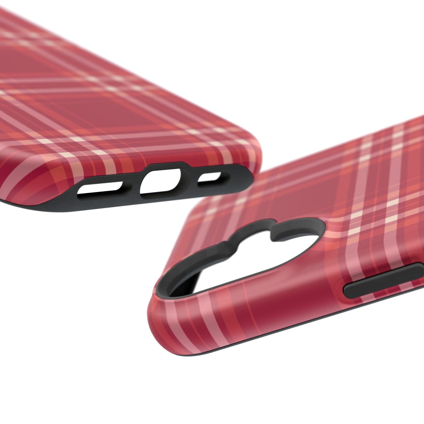 Crimson Check MagSafe iPhone Case - BOGO Cases